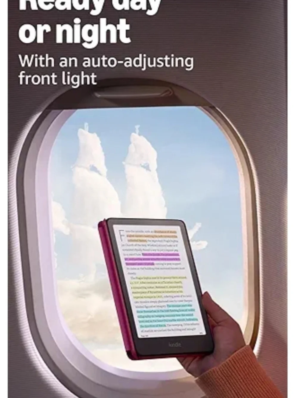 Kindle ColorSoft Signature Edition Black w/ Charging Dock and Magenta Case